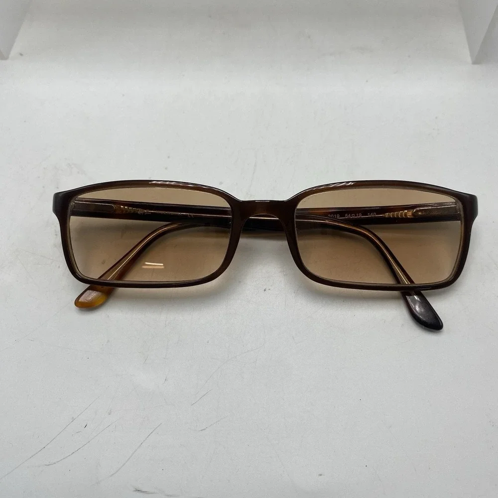 Ray-Ban Eyeglasses Sunglasses FRAMES ONLY Rectangular 54-19-140 Brown 209